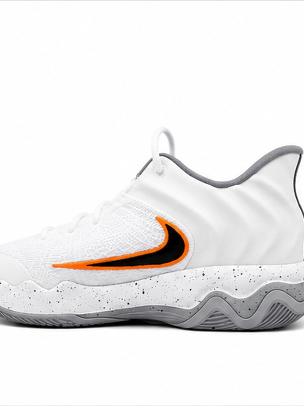 Nike Giannis Immortality 4 Basketball Shoes Size 12 White Orange NEW w/ Box